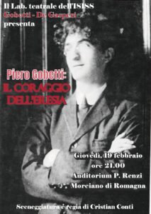 MANIFESTO PER SPETTACOLO SU GOBETTI ULTIMA